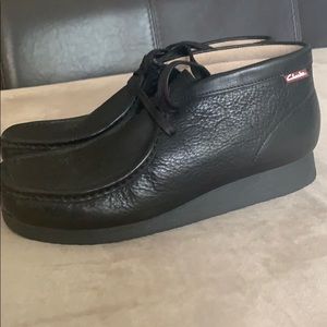 Black Suede Clark Wallabees